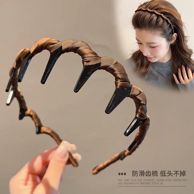 夏天发箍女款2025新款防滑高颅顶洗脸专用发箍气质发带压发夹头饰