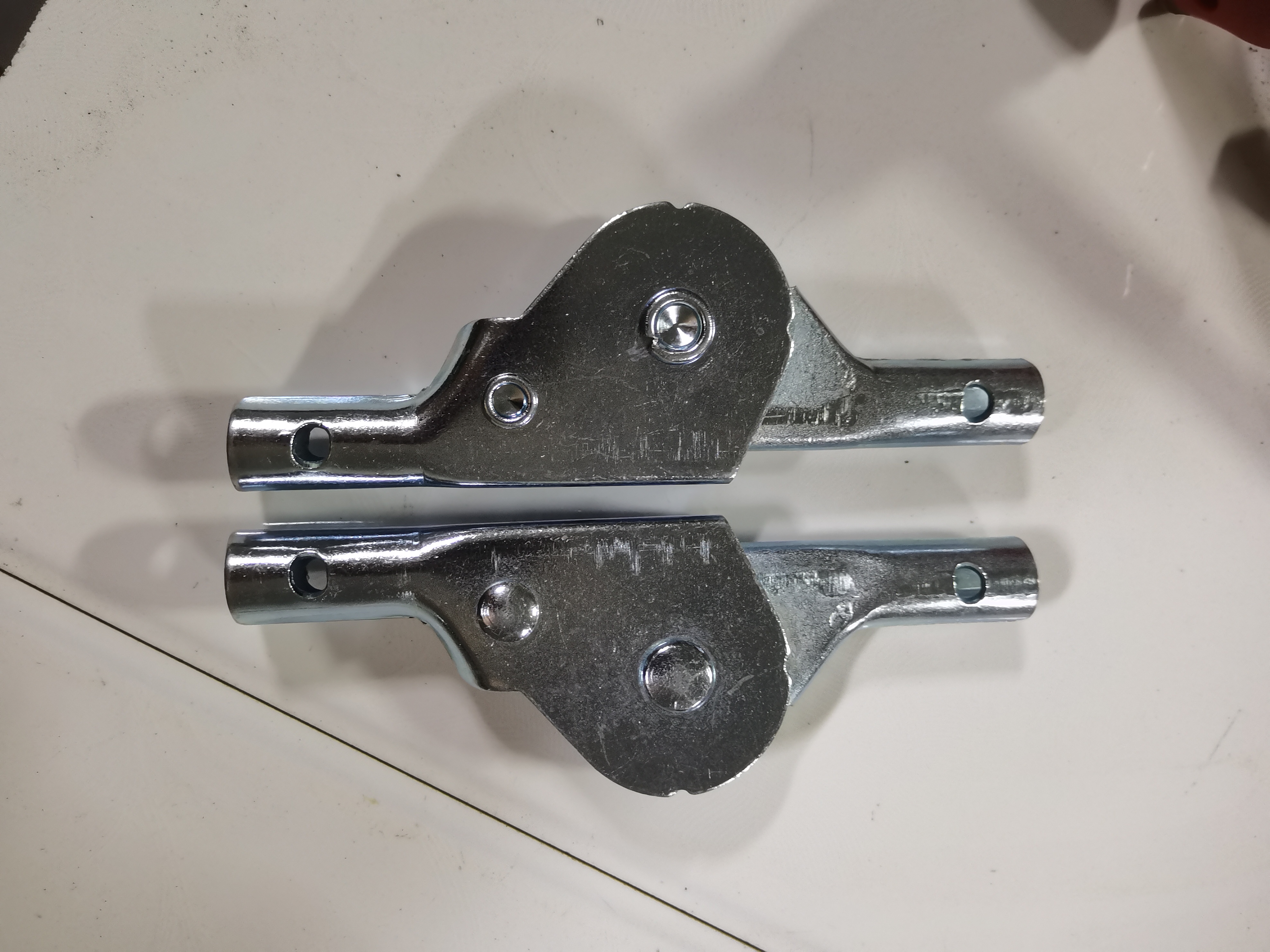 打药喷杆折页5档调节镀锌材质一对