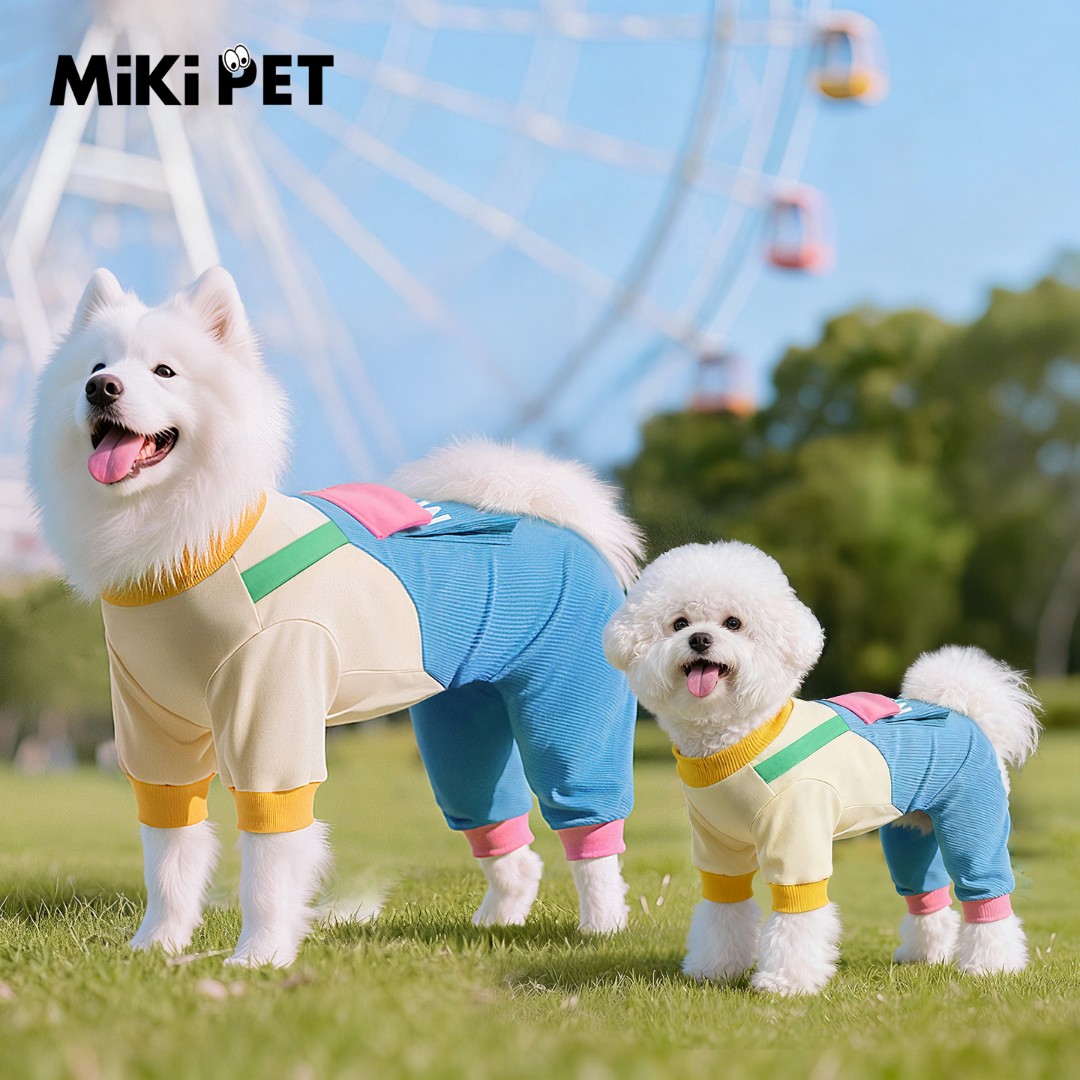 狗狗衣服秋冬款小中大型犬宠物四脚背带裤萨摩耶边牧金毛拉布拉多