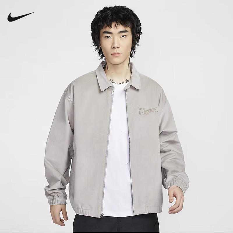 【滔搏联动】Nike哈灵顿夹克春新款宽松复古灯芯绒外套HV4774-009