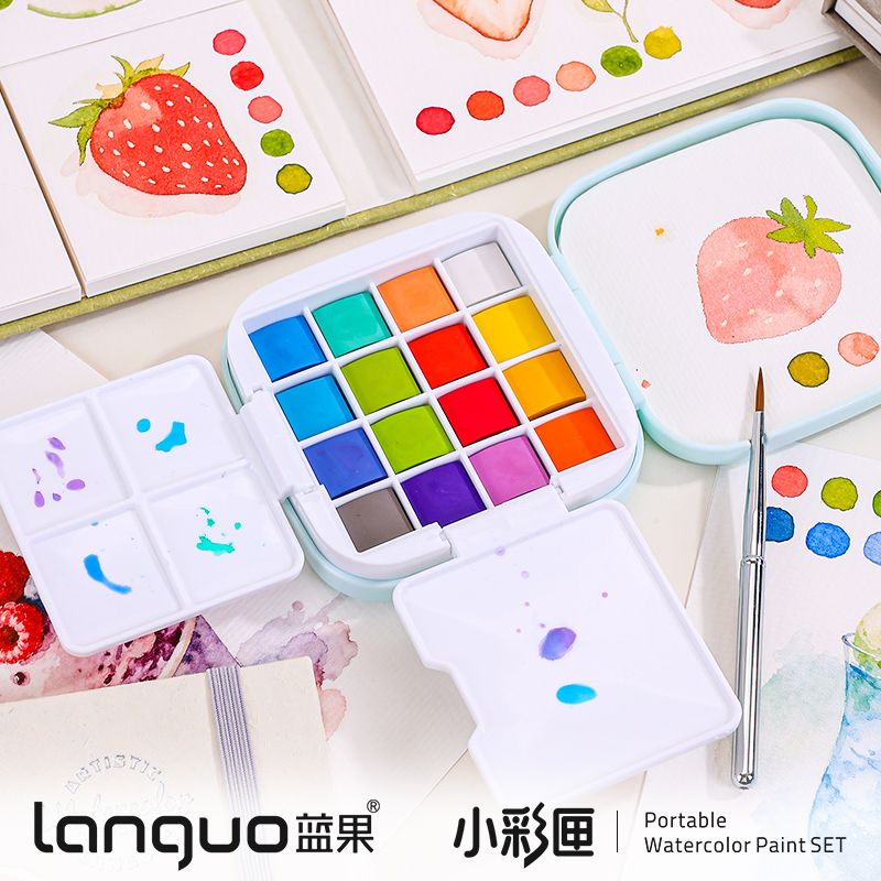 蓝果套装16色圆珠笔