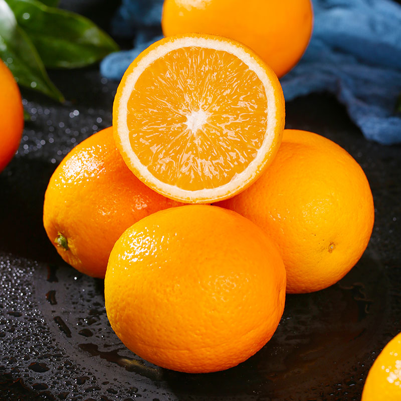 【纽荷尔脐橙】正宗脐橙橙子新鲜水果鲜甜多汁 4.5斤装X