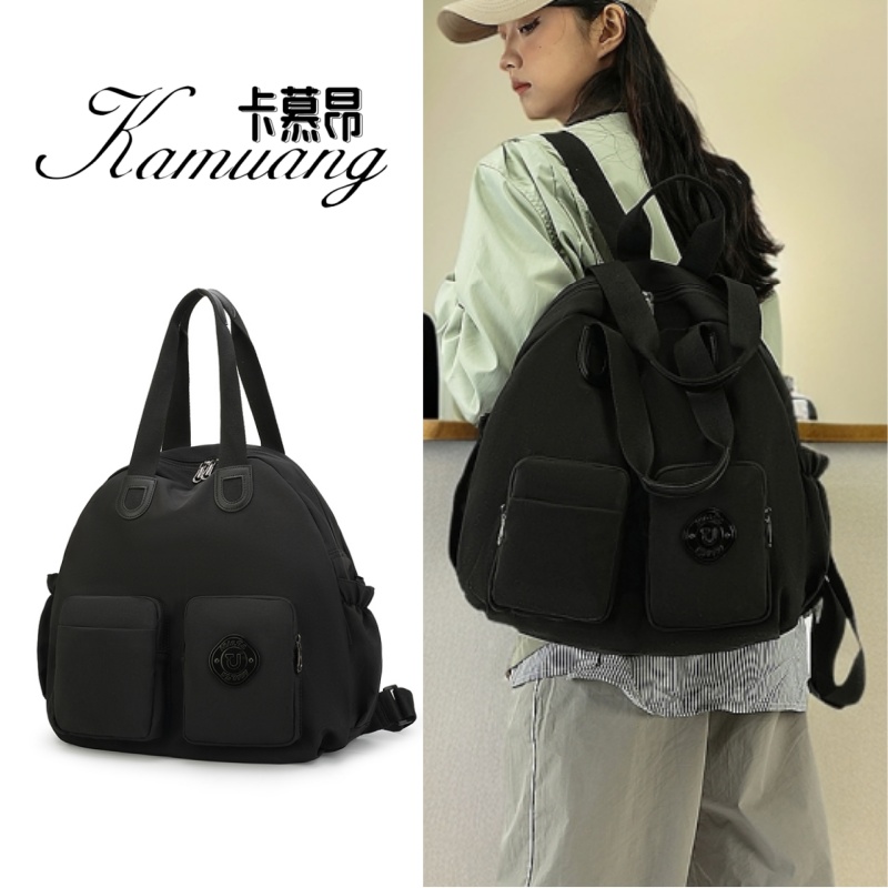 2025新款单肩包高级感小巧简约百搭大容量出差包包旅行手提双肩包