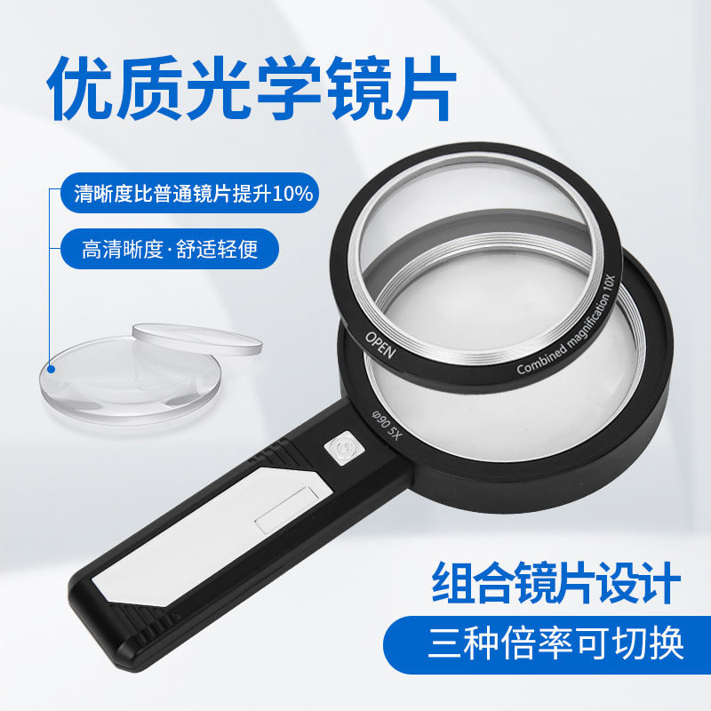 新品手持古玩珠宝收藏鉴定放大镜