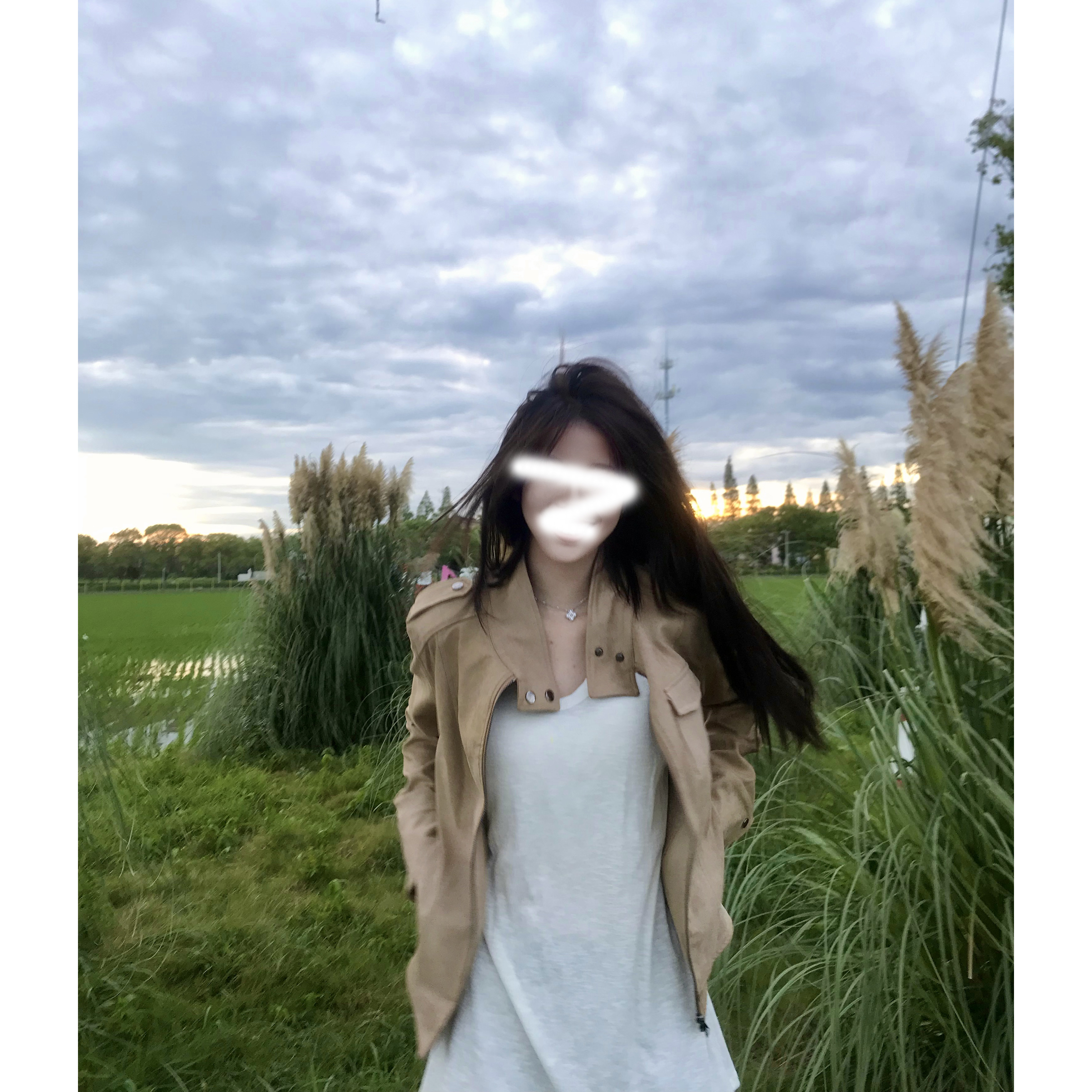 【曼城旧事】美式复古短款夹克外套女秋冬百搭休闲卡其色韩版风衣女