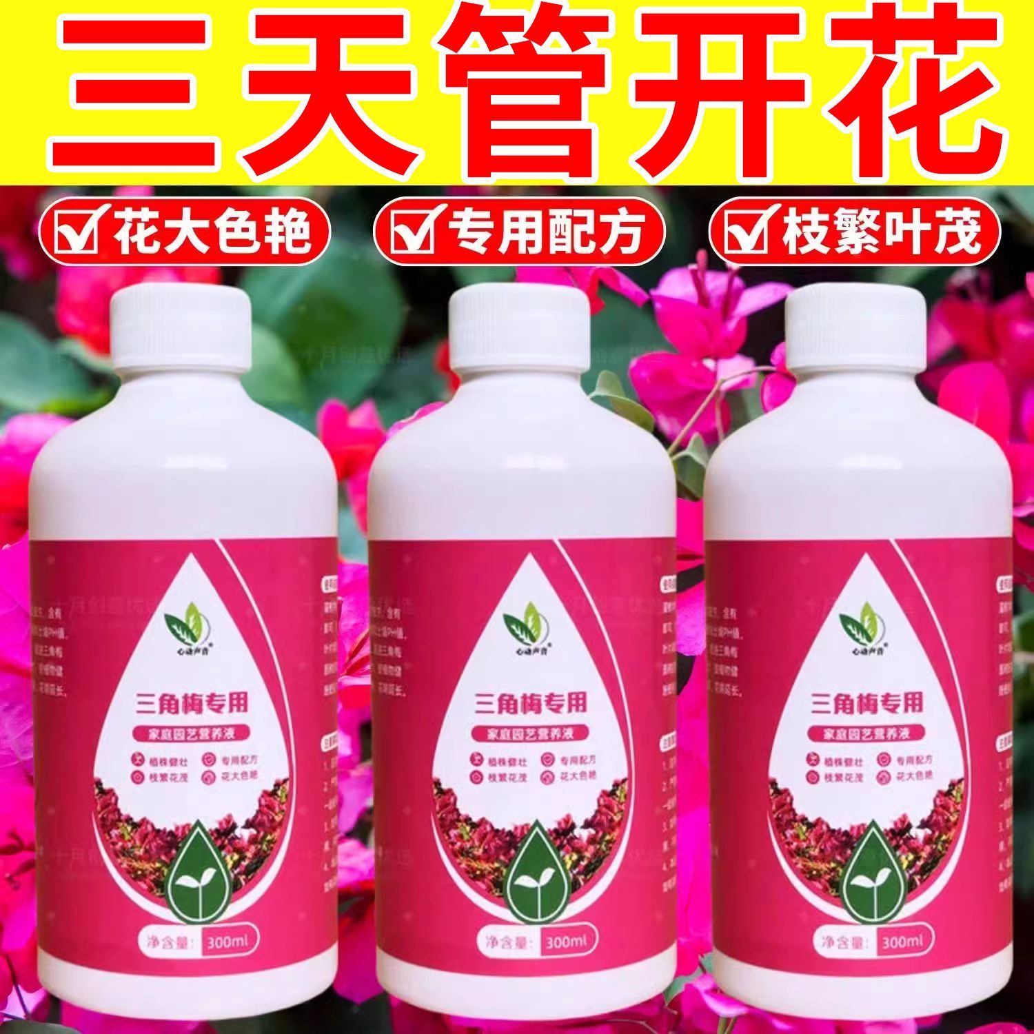三角梅催花营养液专用肥懒人养花卉通用型梅花促花保花腊梅催花素