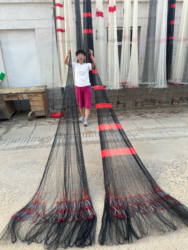 八编大力马线3指3米半纯手工双扣直径5米半重7斤半铅坠子纯手工