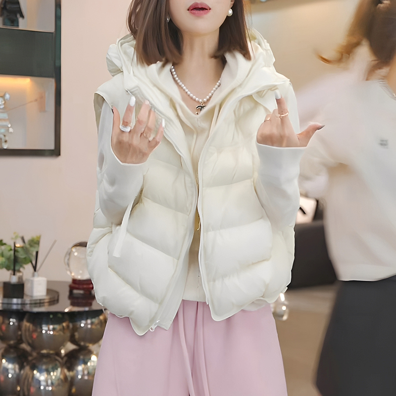 2025秋冬季新款女士休闲马甲羽绒棉服外套今年流行爆款加厚马夹潮