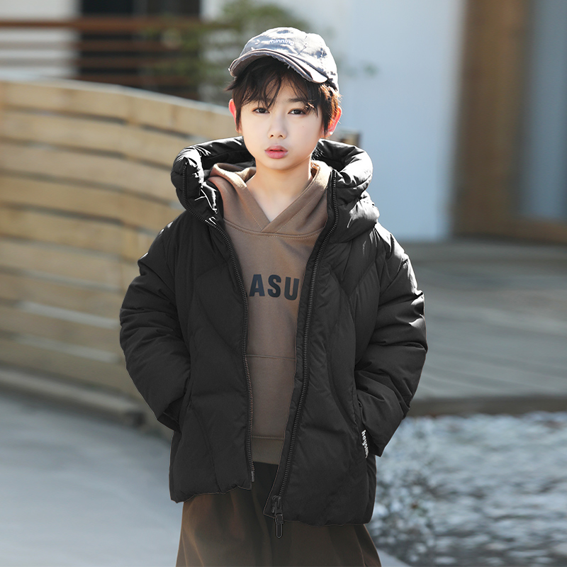 男童羽绒服中大童冬季儿童羽绒服洋气90绒保暖亲子童装外套23971