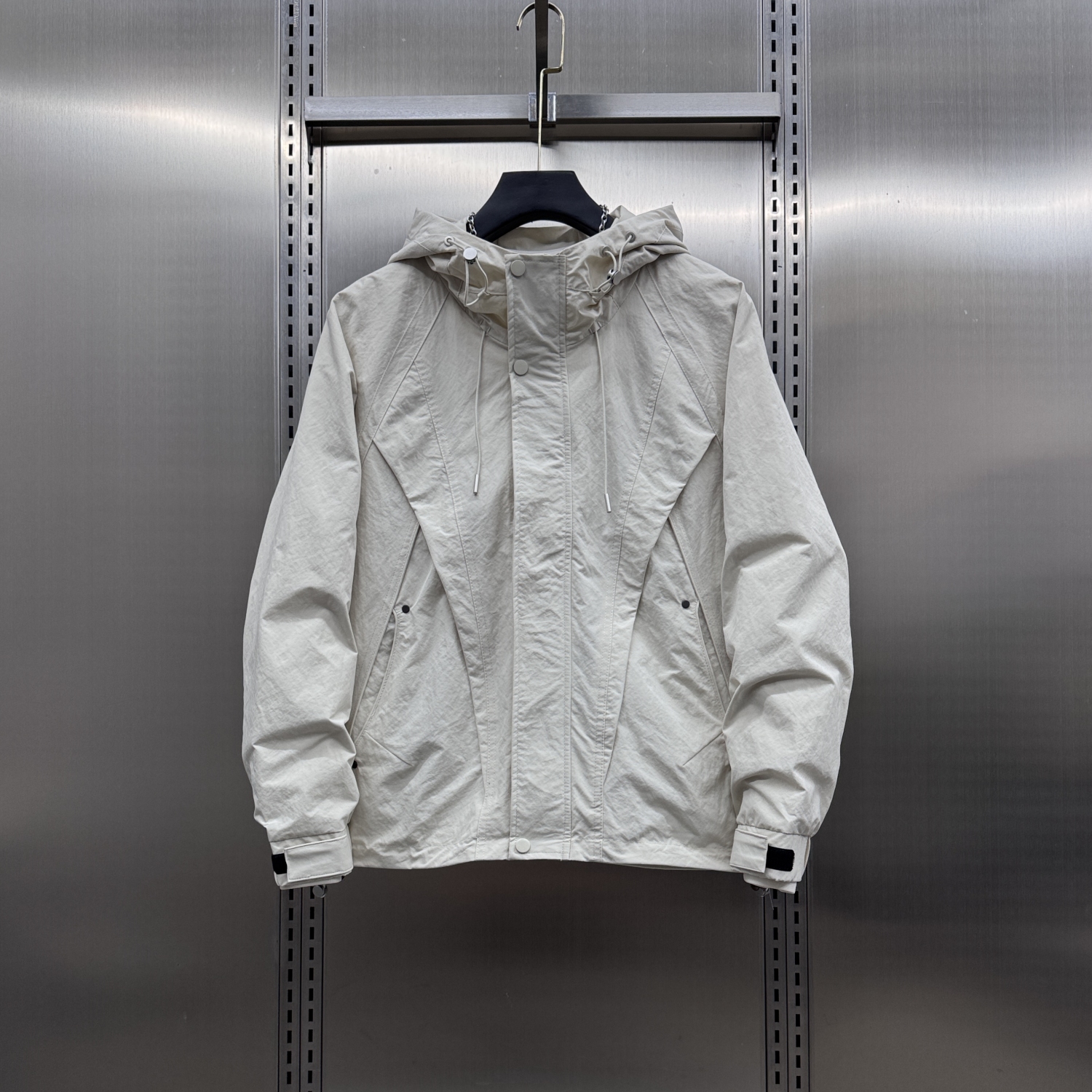 秋季2025新款美式休闲拼接工装夹克男士潮牌时尚青年痞帅宽松外套