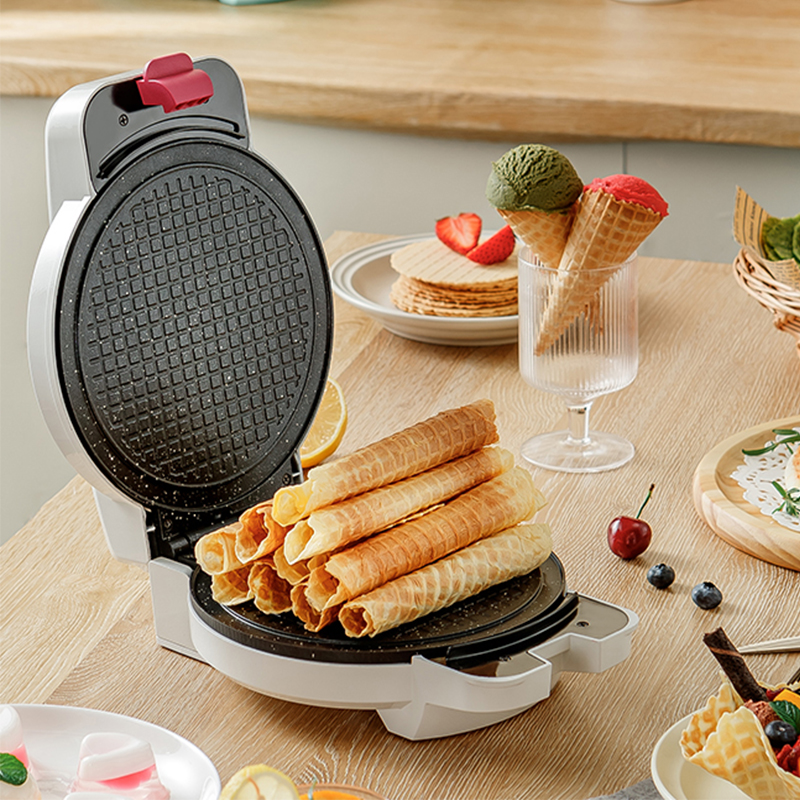 KOLFT家用脆皮蛋卷机安全恒温电饼铛冰淇淋皮机干果蔬脆虾片机