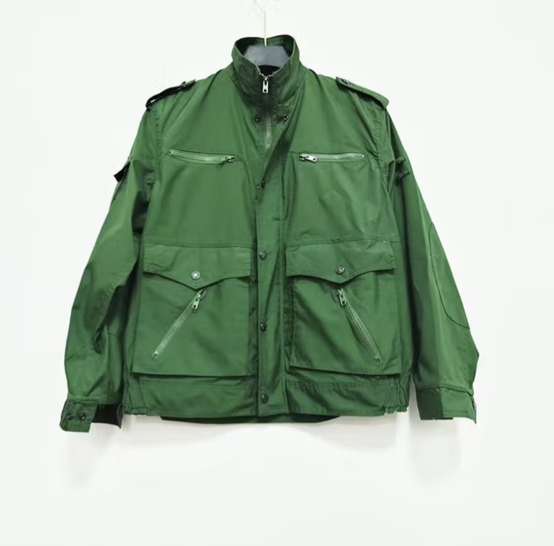 男式衣服春秋户外耐磨绿工作服