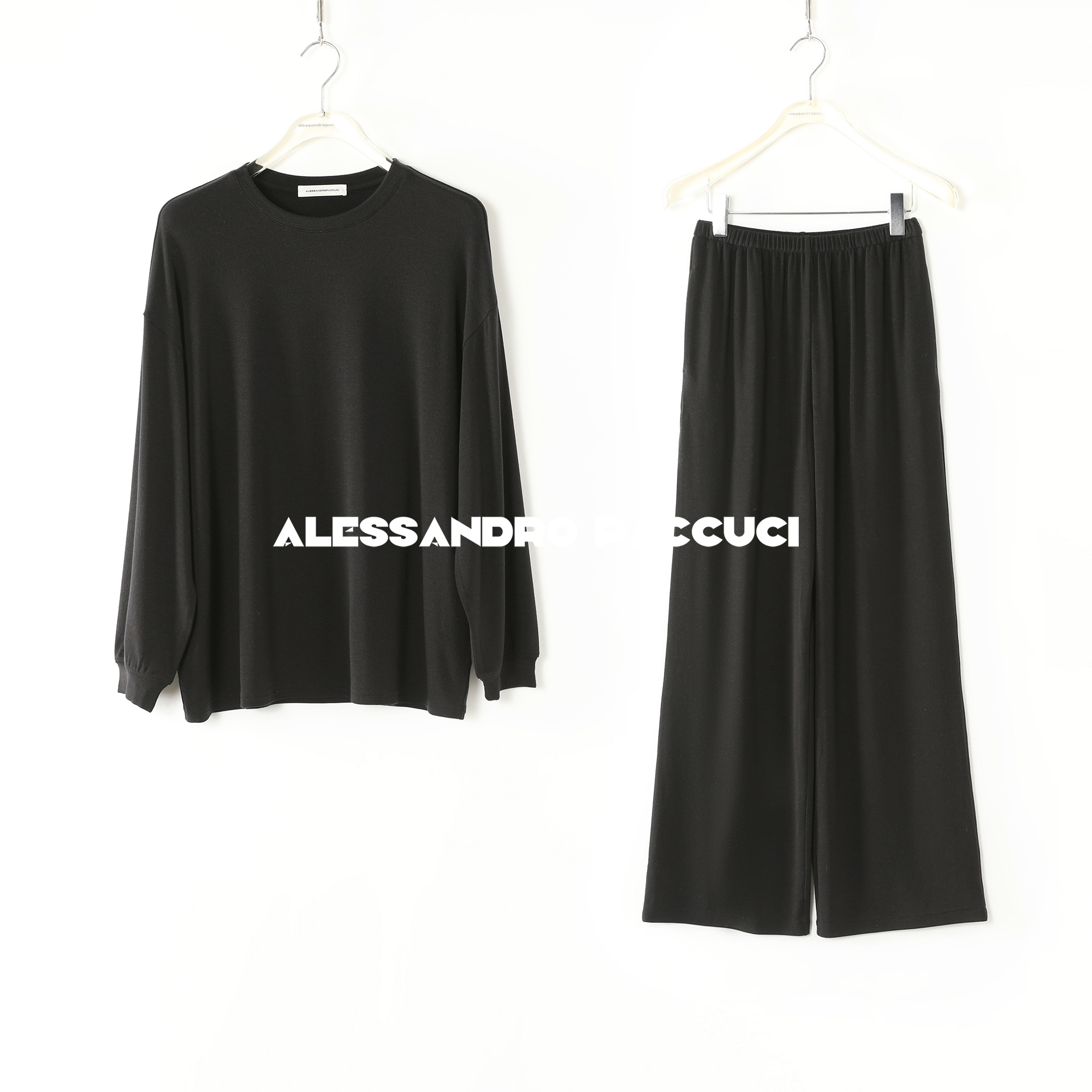 AP洛哥51025TT/51046KC【听闲】莱赛尔圆领长袖T恤/休闲长裤2025春