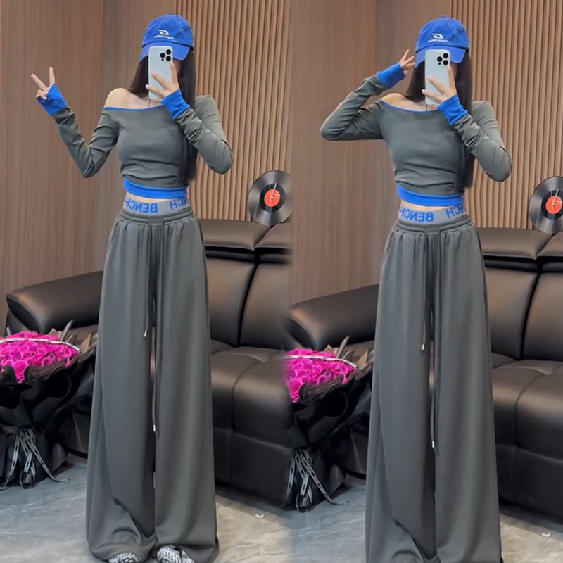 2025秋季新款时尚显瘦气质网红高档洋气女高级百搭宽松大码两件套