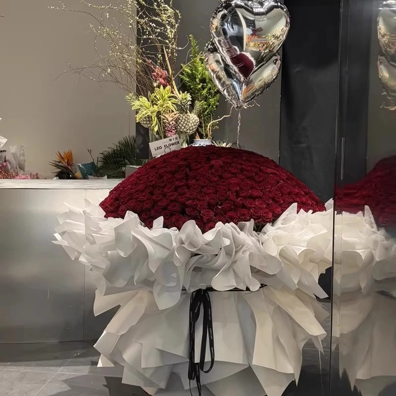 99/199朵玫瑰花束全国鲜花速递同城配送生日订婚求婚真花店送女友