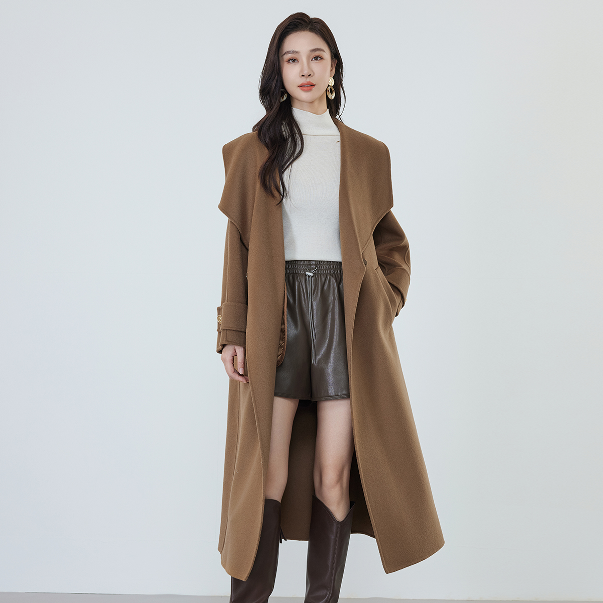 【达人专属】佳人苑毛呢外套女冬季新款J34N430佳人苑