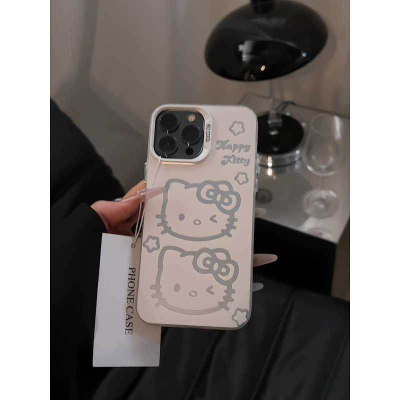 蝴蝶结kt适用苹果17pro手机壳16promax彩银华为p80荣耀oppo小米15