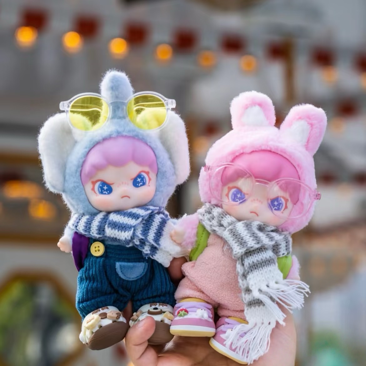 DORA茸茸动物所系列搪胶毛绒盲盒 TNTSPACE潮玩公仔玩偶挂件