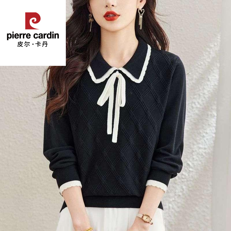 皮尔卡丹妈妈款洋气年轻上衣2025新款春装中年女士高端大气上档次