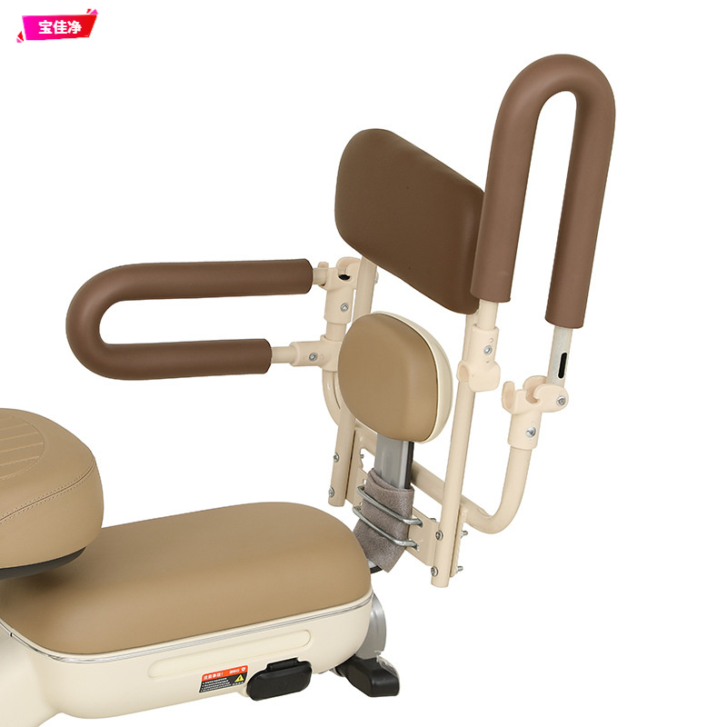 电动车儿童座椅前后折叠座椅后置小孩围栏扶手电瓶车宝宝安全坐椅