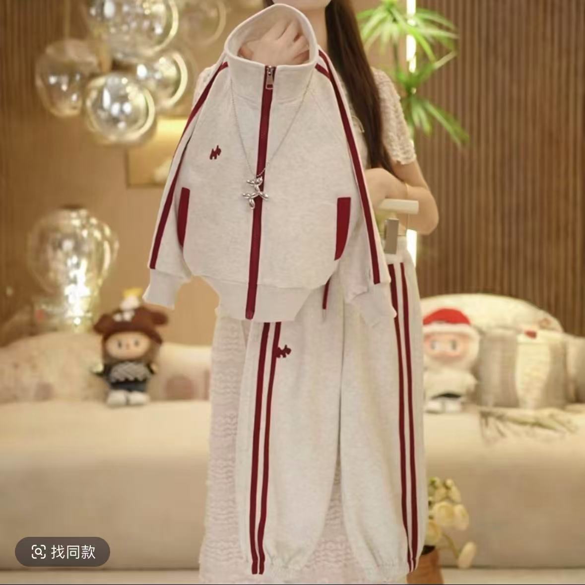 儿童秋季套装2025新款女童长裤春秋季韩版洋气中大童卫衣两件套潮