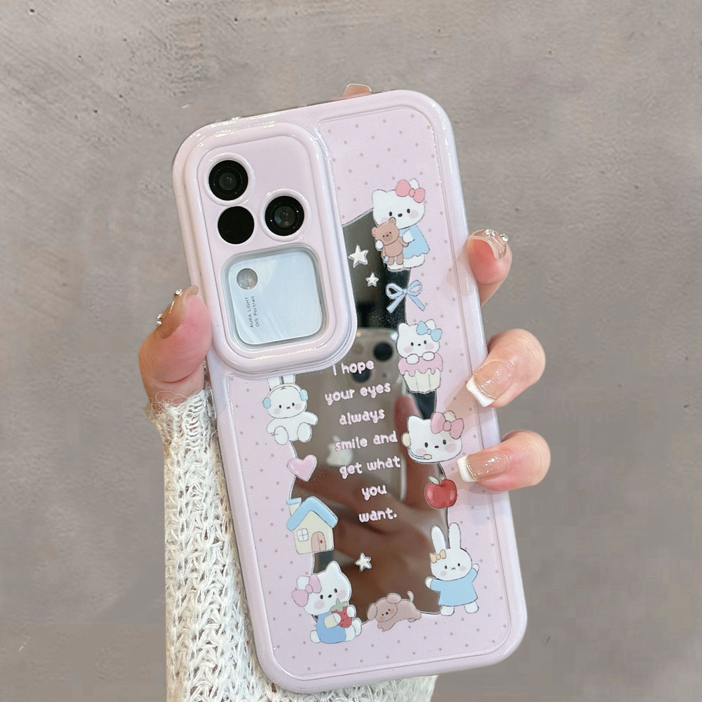 适用于vivos18手机壳s18pro新款女v2323a可爱卡通V2344A保护套por