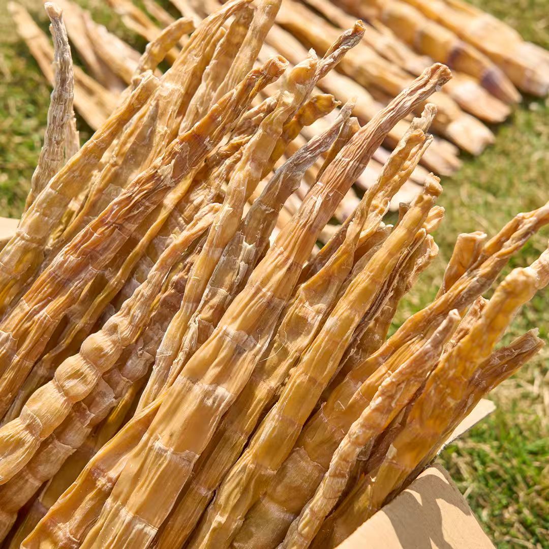 四川野生水尾大竹笋农家日晒无盐嫩笋尖干货