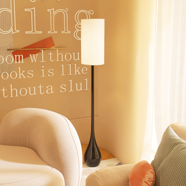 创意水滴落地灯客厅书房轻奢现代简约北欧卧室床头氛围灯极简台灯