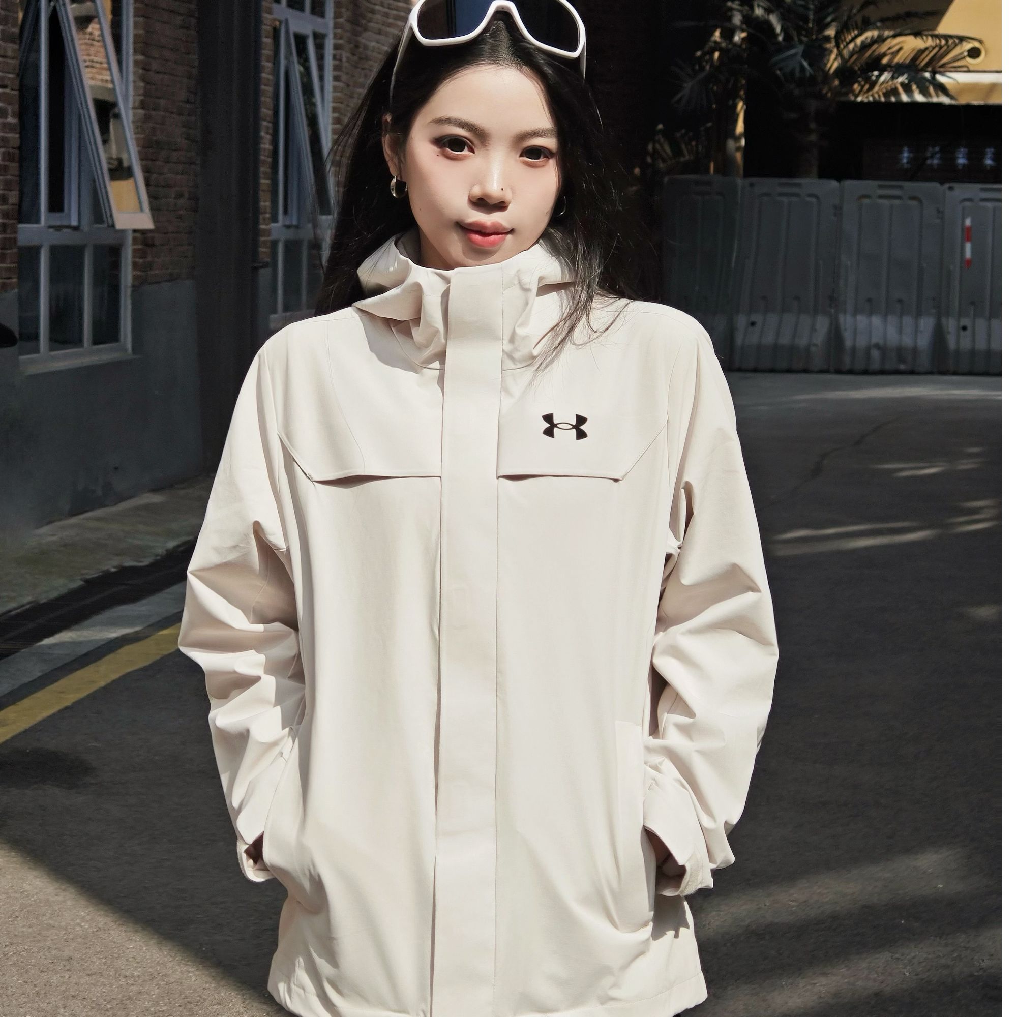 Under Armour/安德玛UA新款户外冲锋外套休闲防风防寒254308850