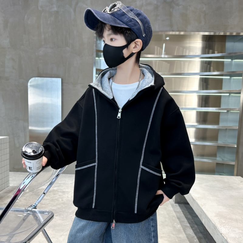 童装男童秋装外套2025新款中大童痞帅炸街男孩春秋潮牌爆款衣服