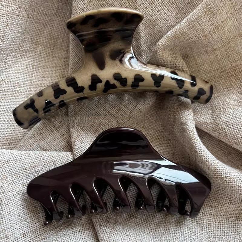 过目不忘~抓夹女高级感2025新款大号头发鲨鱼夹后脑勺发夹发量大