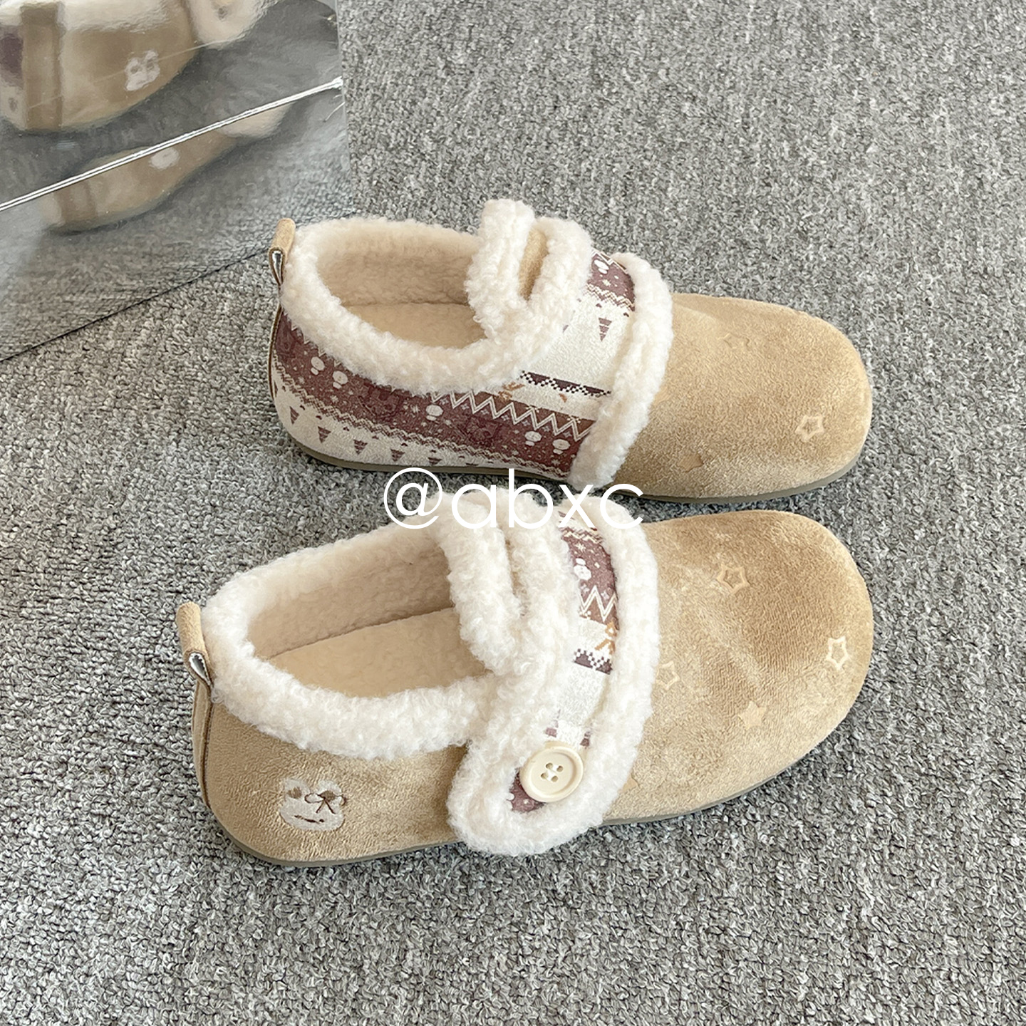 全包一脚蹬勃肯鞋女款2025新款爆款冬季加绒保暖棉鞋百搭休闲板鞋