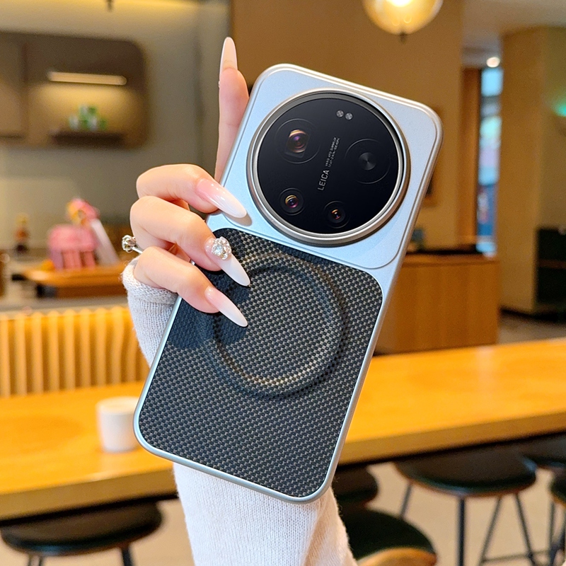 科纳纹磁吸适用小米17Ultra手机壳轻奢皮纹新款xiaomi防摔保护套