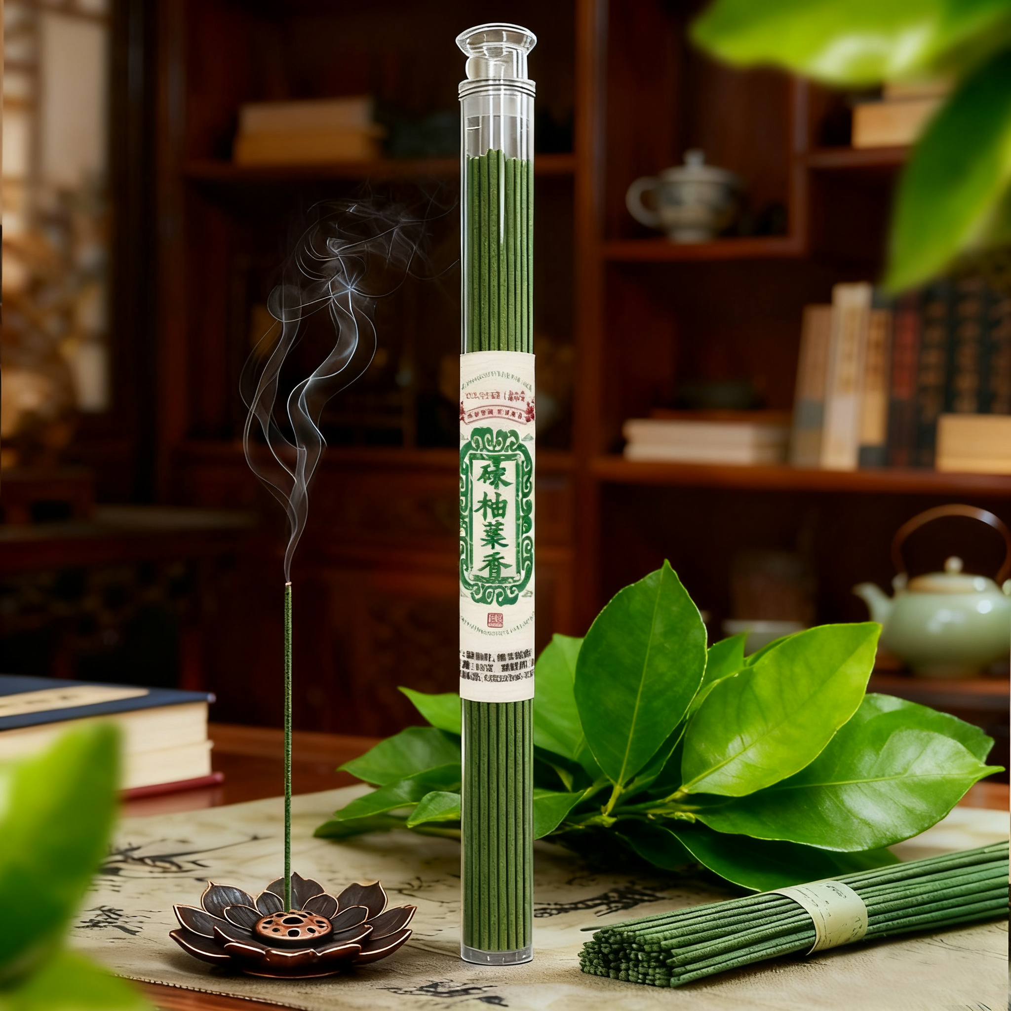 【好运连连】碌柚叶天然古法香方香薰净化磁场室内家用静心