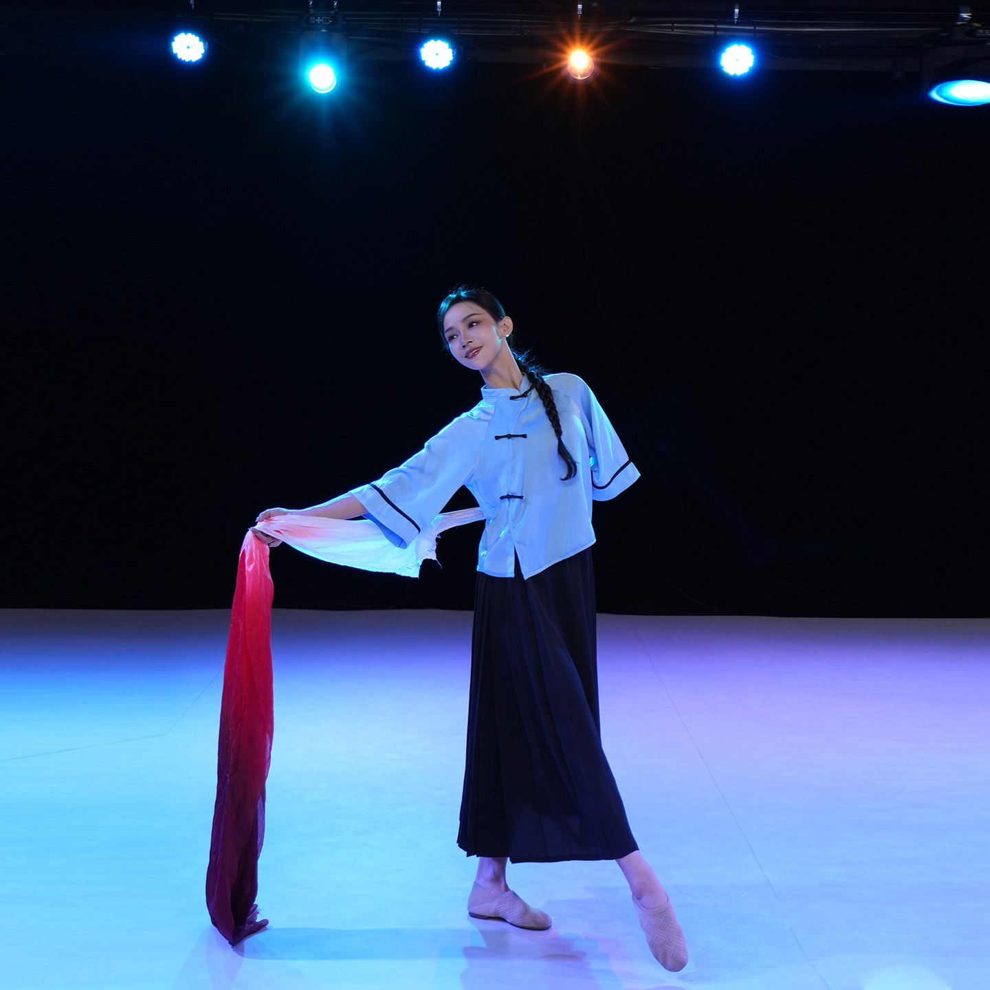 夏辉老师同款善然堂新款民国风舞蹈服剧目演出服复古芳华衫中国风