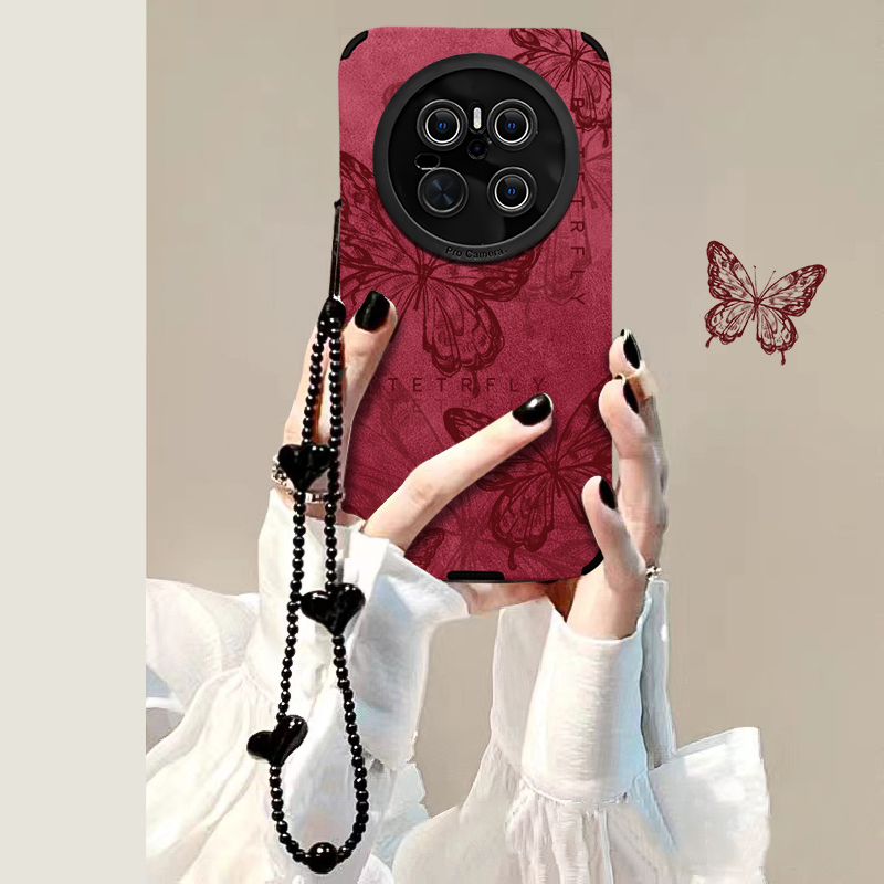 适用华为Mate70手机壳Mate60Pro+蝴蝶50实用数码配件高级感40E