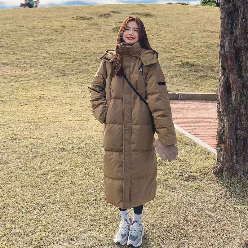 雪中飞极寒联名羽绒羽绒服女长款加厚2026新款韩版过膝宽松小个子