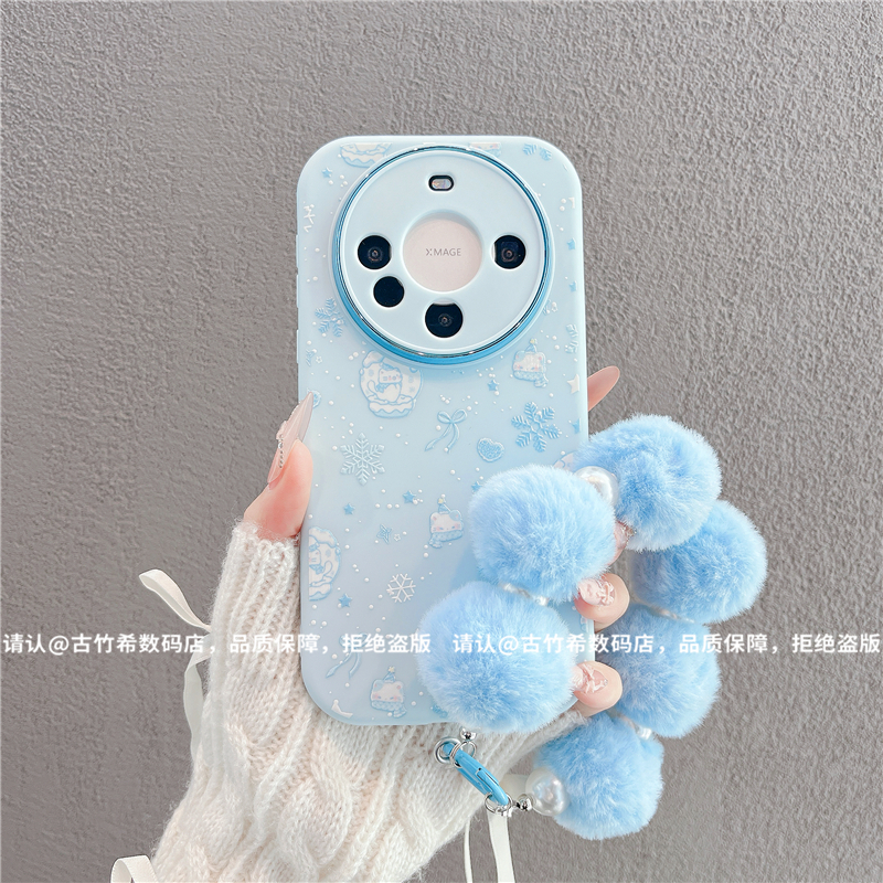 金属小胖妹适用苹果17/iPhone/华为荣耀/VIVO/OPPO/小米手机壳潮