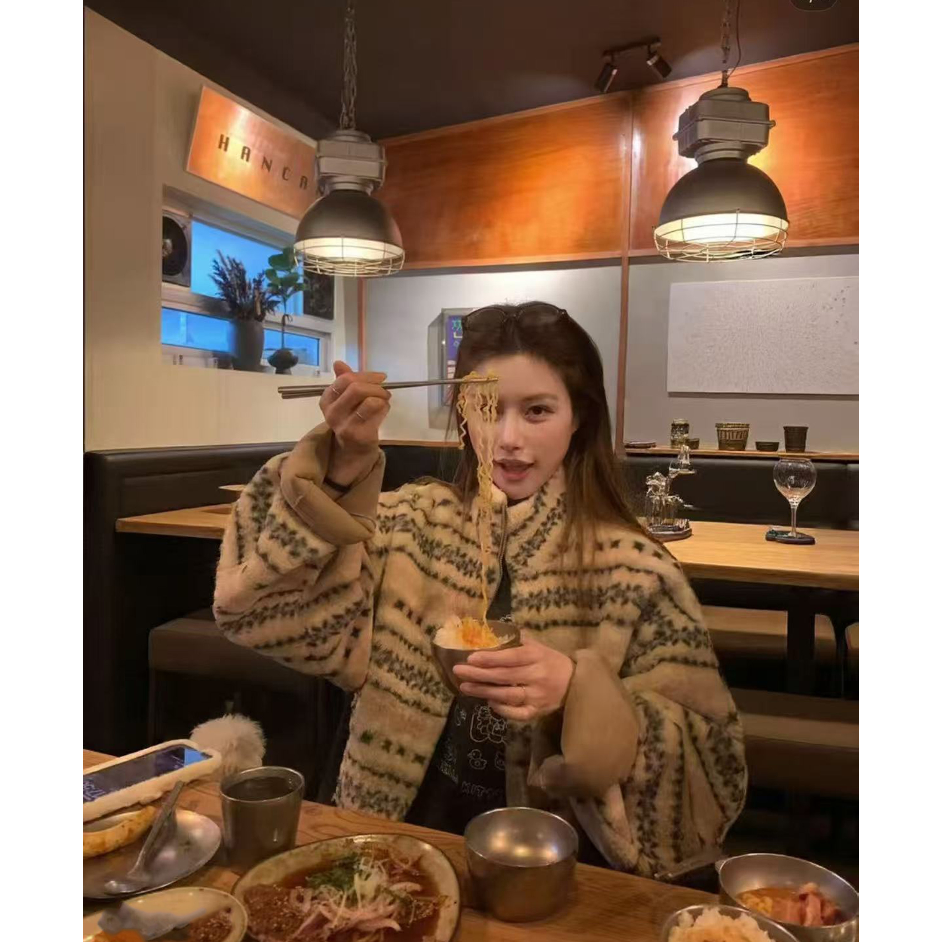 2025秋冬韩系加厚保暖懒风外套Q 9784#