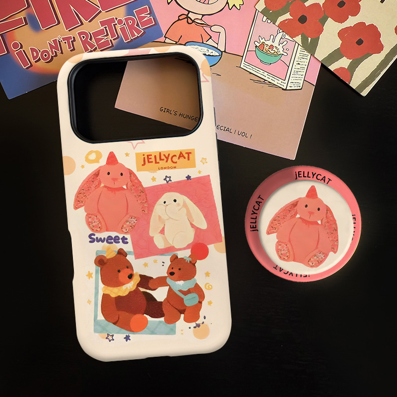 可爱邦尼兔磁吸菲林二合一适用苹果17/16promax手机壳华为小米15