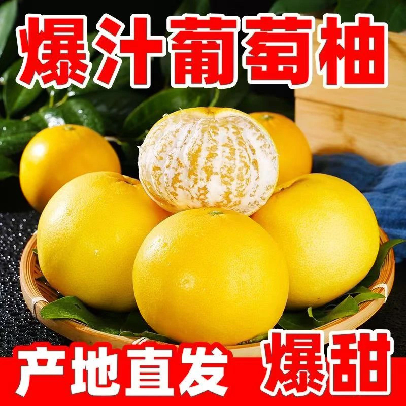 福建现摘葡萄柚应季新鲜水果清甜多汁薄皮爆汁