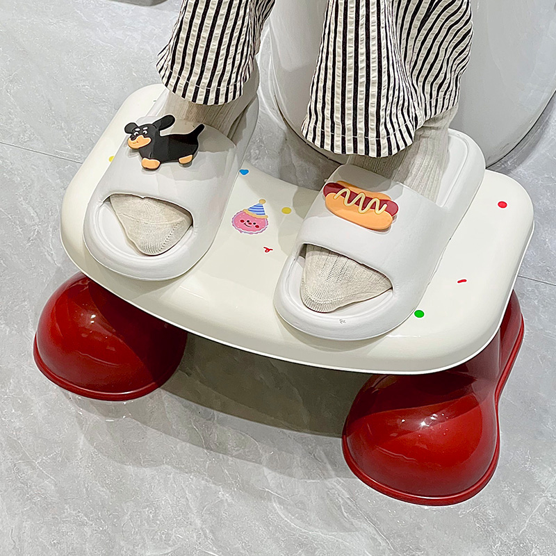 大脚马桶凳脚凳可爱加厚厕所坐便神器卫生间防滑儿童塑料脚踏凳子