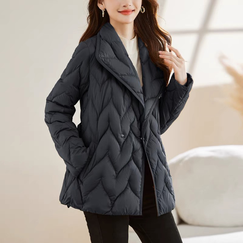 6638羽绒服女款女士短款冬季韩版高级感鸭绒羽绒服女装