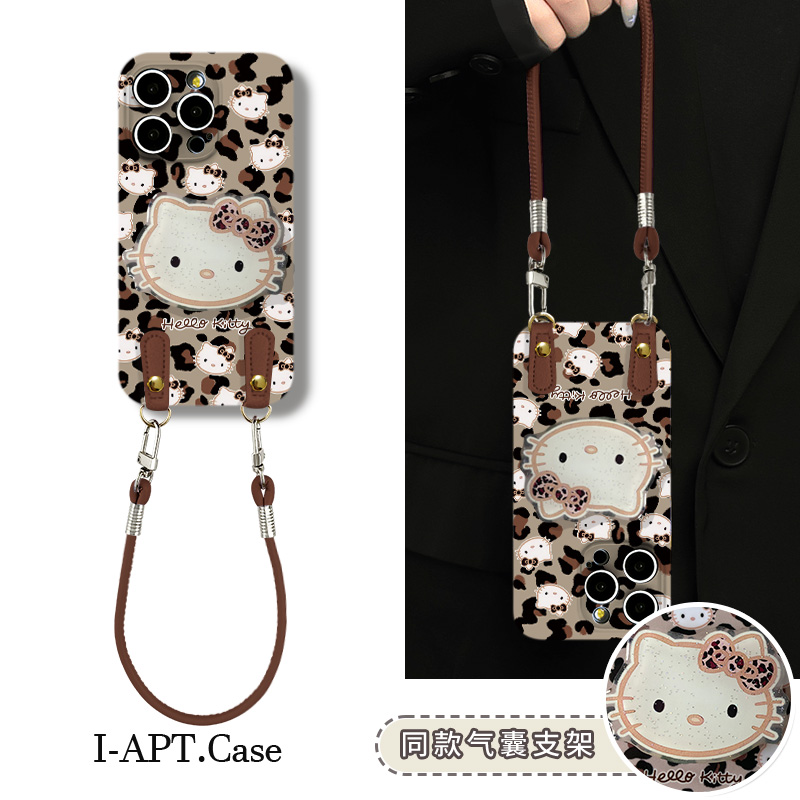 豹纹KT头像贴图菲林软壳适用iPhone苹果16手机壳华为oppo小米vi