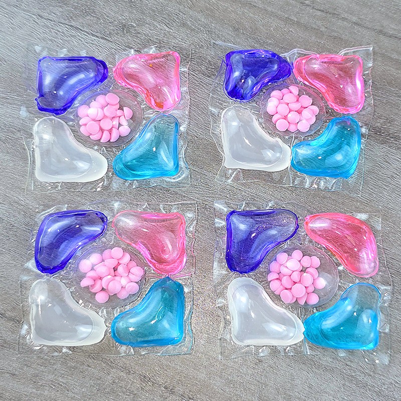 1大桶共140颗五合一洗衣凝珠桶装山茶花持久留香去污留香珠浓缩洗