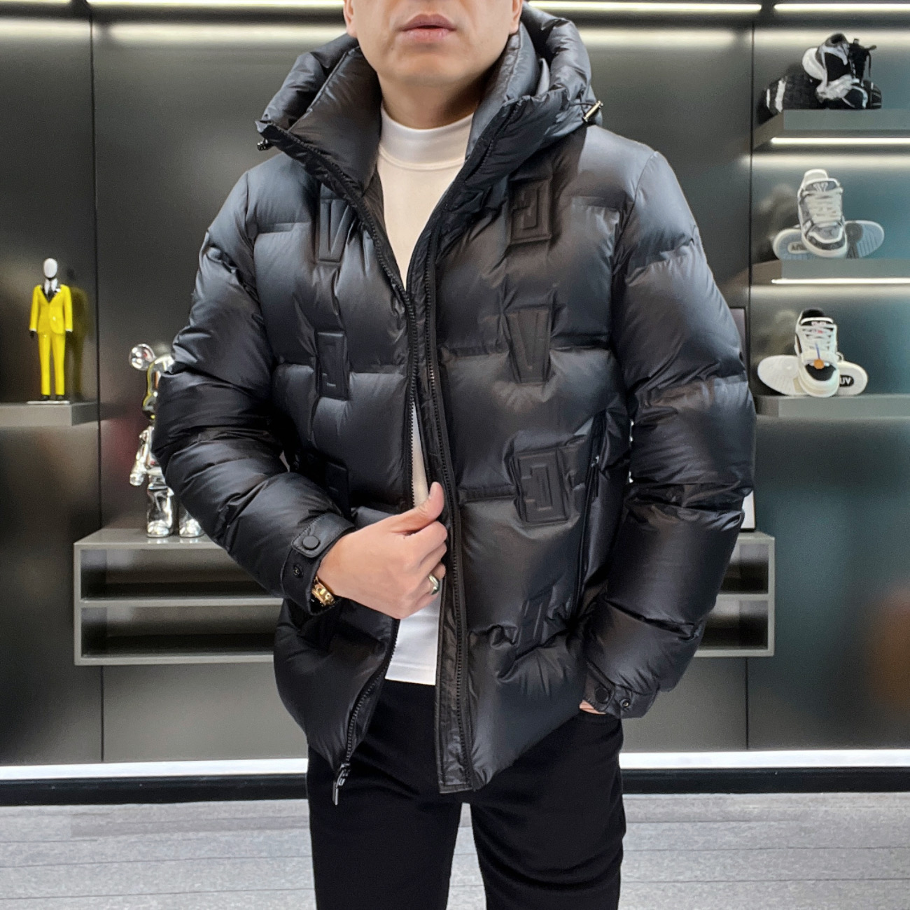 【高充绒连帽款】565男士时尚90鸭绒羽绒服保暖帅气欧货新年穿搭