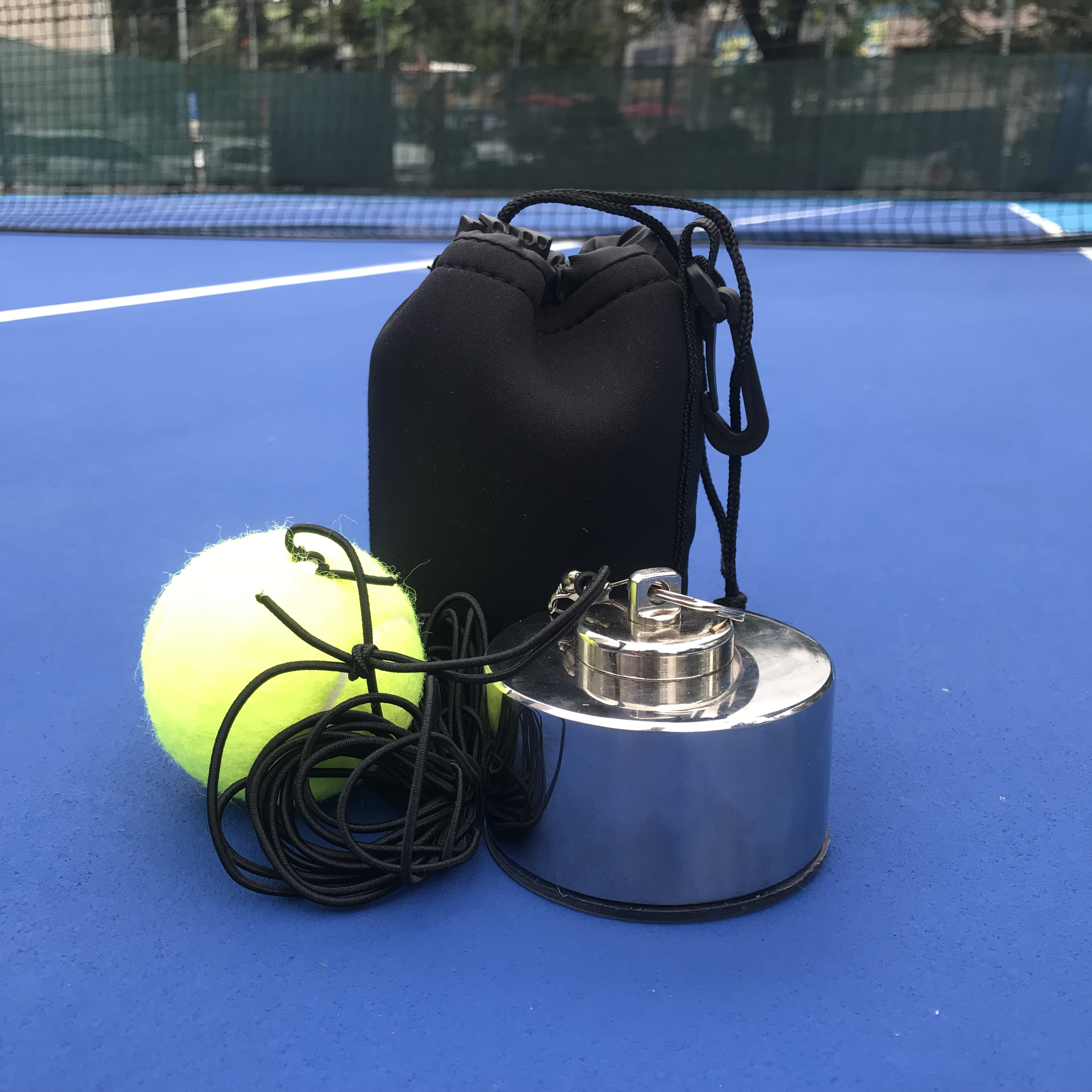 用一辈子的网球训练器自动回弹单人网球回弹训练器