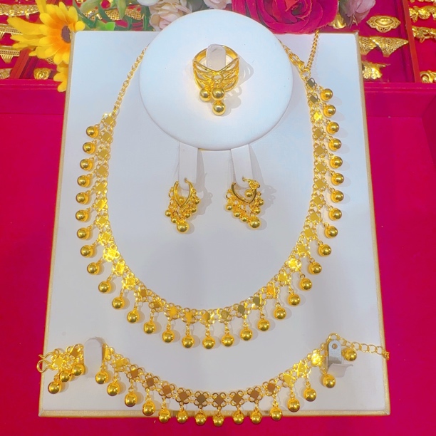 铜合金亚克力耳饰 铜合金 新款时尚百搭气质个性四件套首饰耳环