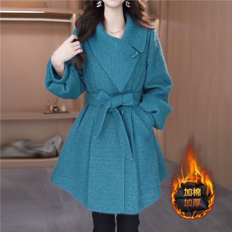 小香风毛呢外套女秋冬2025新款今年流行爆款杭州意法风衣呢子大衣