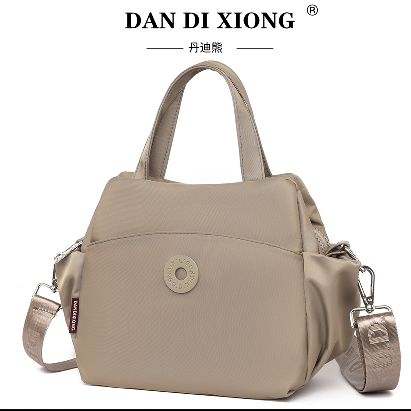 2025秋冬新款手提托特包防水尼龙小包休闲斜挎包手提单肩女多口袋